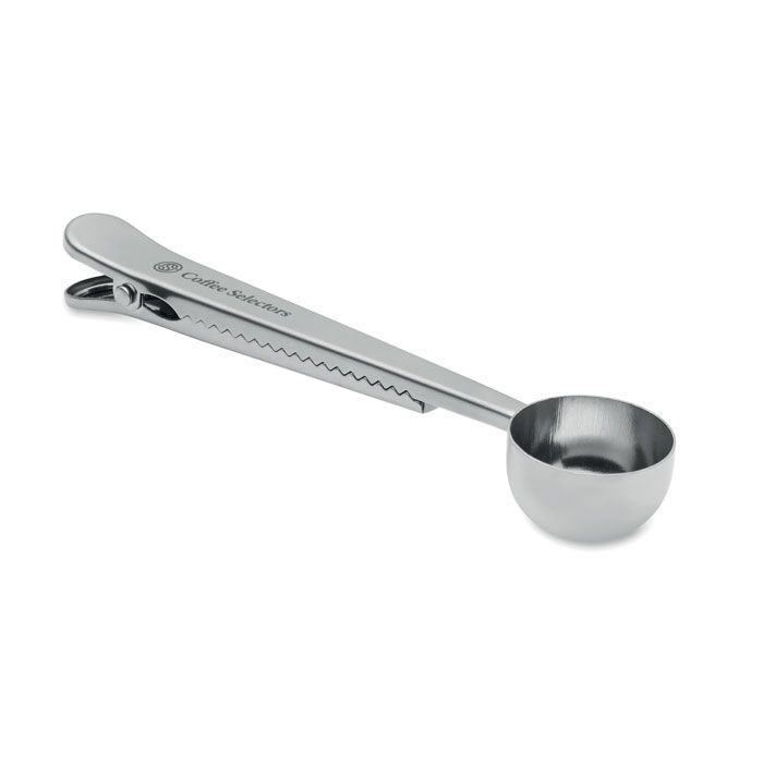 Dosierlöffel mit Klemme SPOONCOOP - silber-217