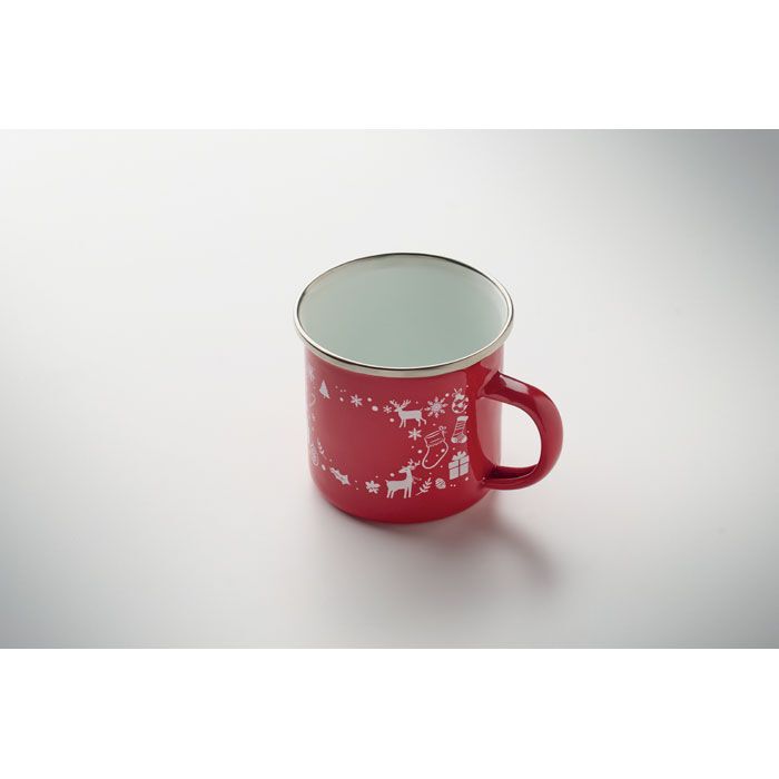 Emaille-Becher 300ml SEASOMEL - rot-968
