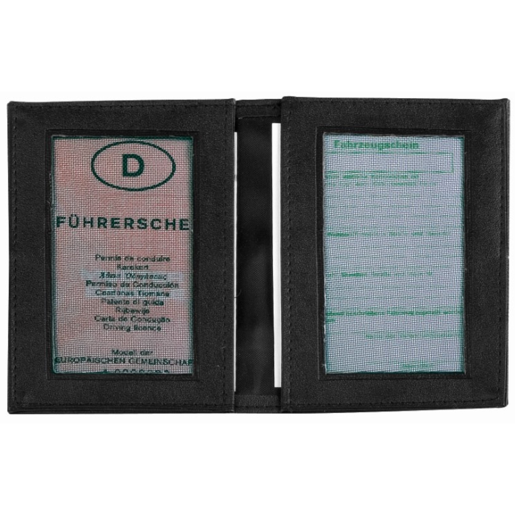CreativDesign® Ausweistasche "Paper 2" - schwarz-909