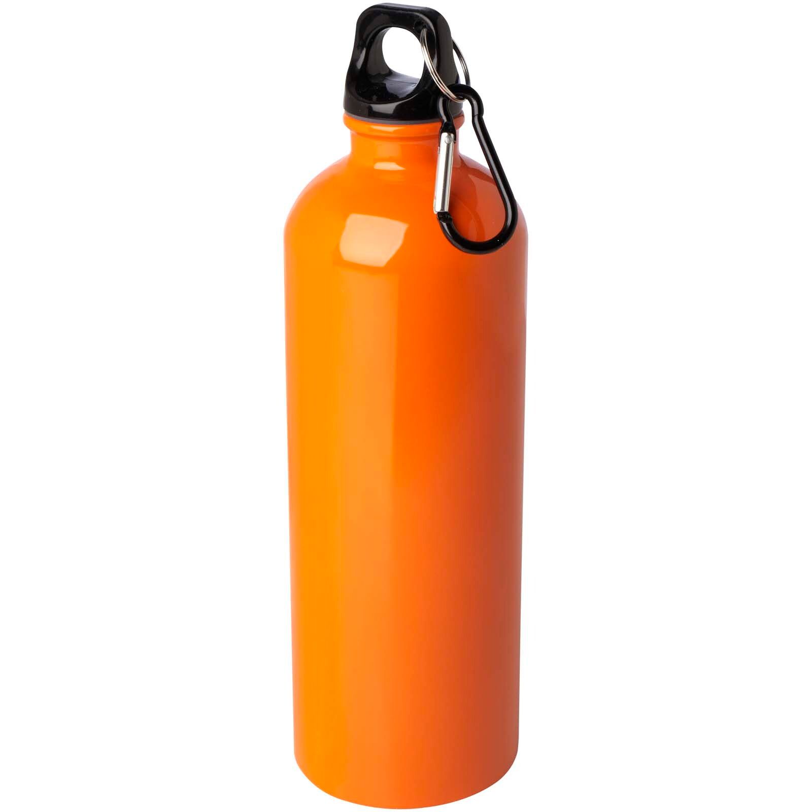 Oregon 750 ml RCS-zertifizierte, einwandige Trinkflasche aus Edelstahl mit Karabinerhaken - orange-653