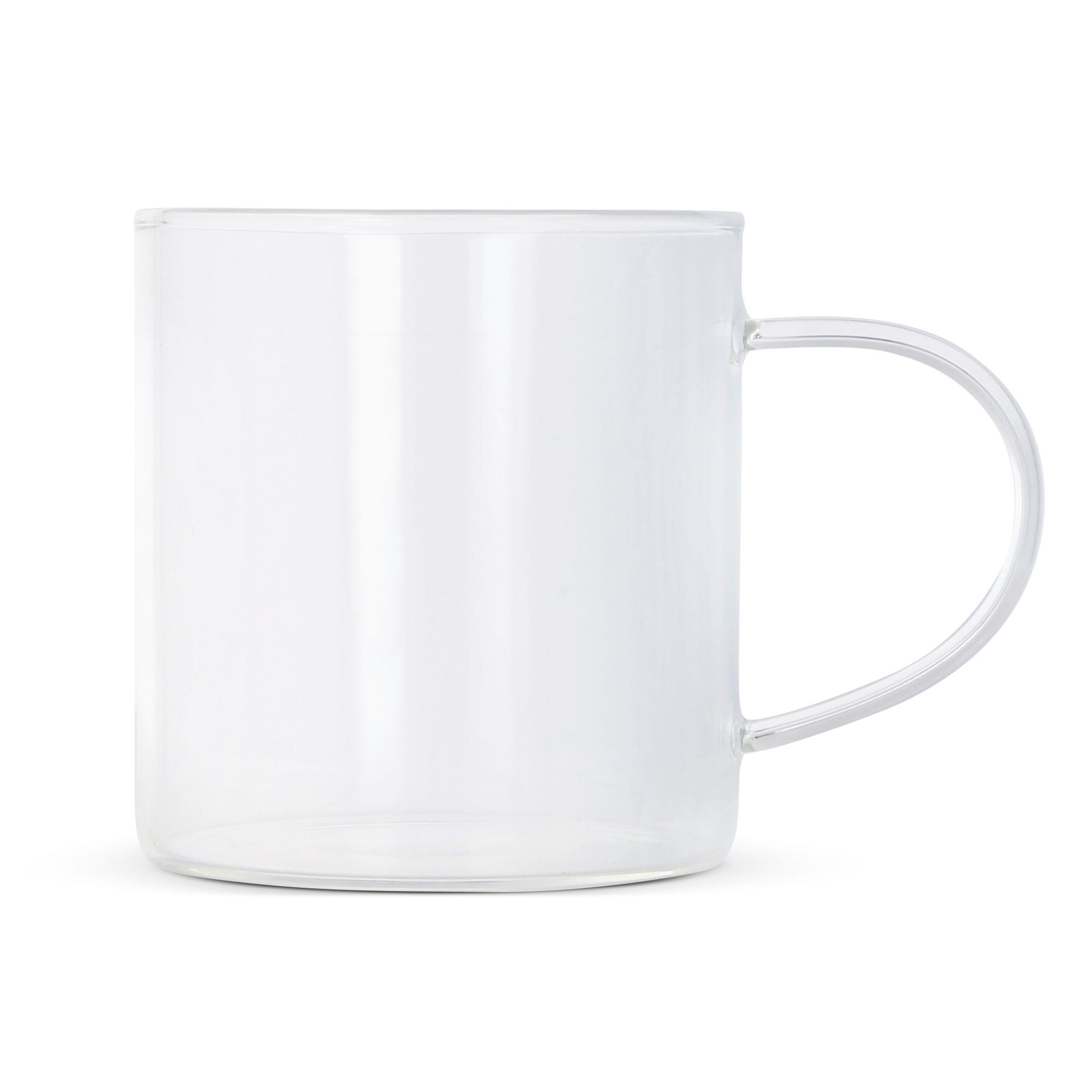 Kaffeeglas mit Griff Vardez 300 ml - transparent-991