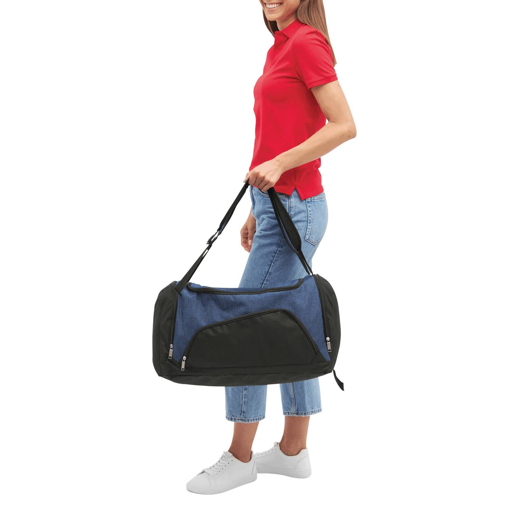 Sporttasche 2 IN 1 - blau - schwarz-530