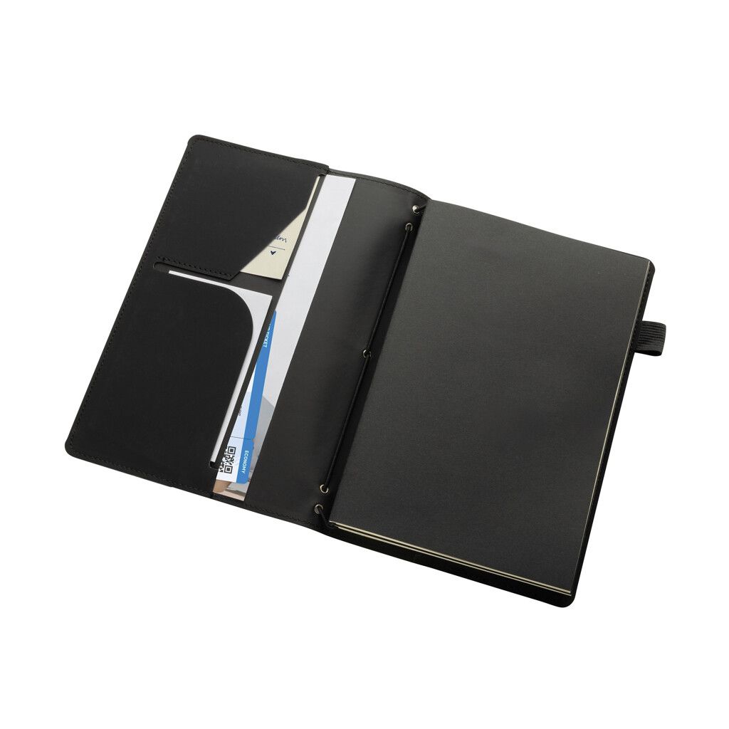 Daily Notes Binder 3-in-1 PU-Notizbuch zum Nachfüllen - schwarz-493