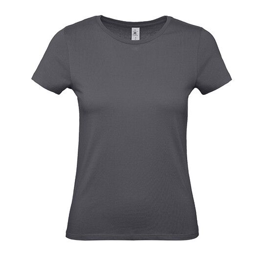 Women´s T-Shirt #E150 - dark grey solid - L-153