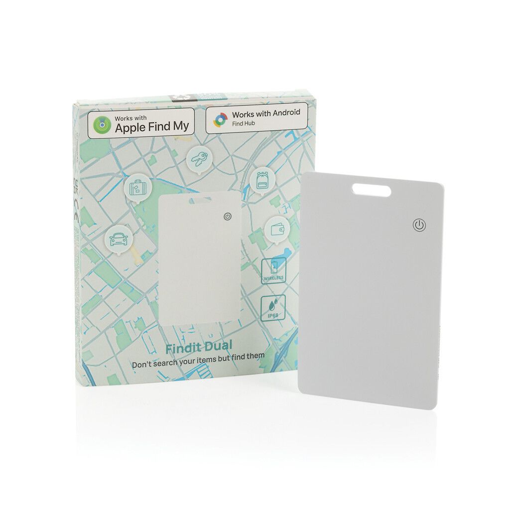 Findit Dual aufladebare RCS Ultra-Thin-Finder-Card - weiß-915