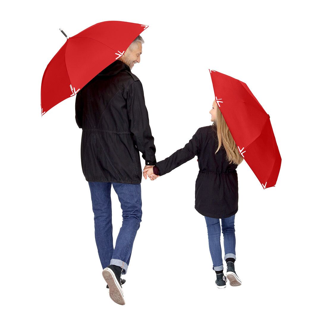 AC-Stockschirm Safebrella® LED Ø105 cm - rot-347