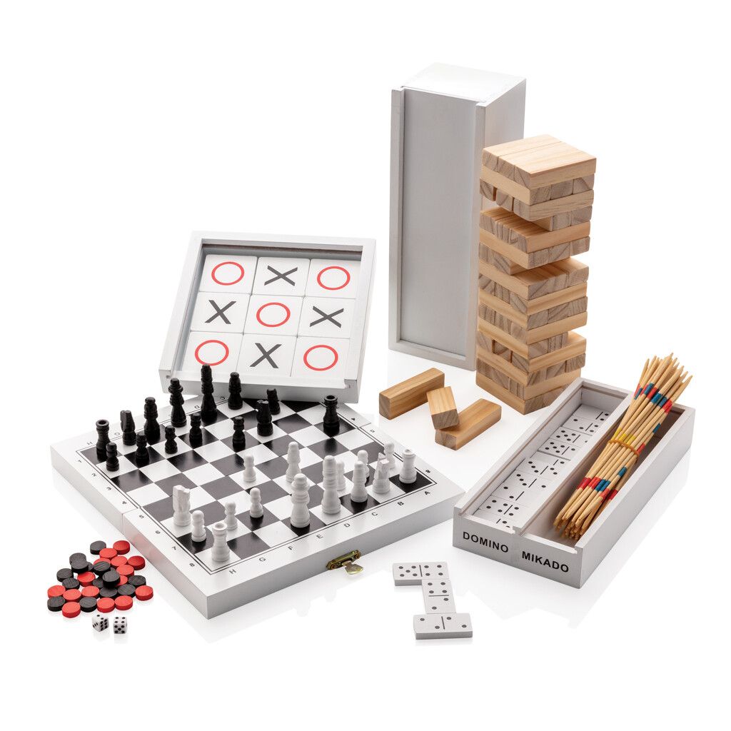Deluxe Tic Tac Toe Spiel - weiß-838