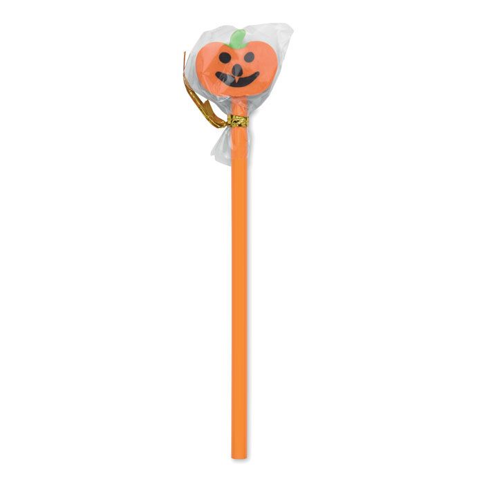 Holzbleistift mit Radiergummi WEENPEN - orange-938
