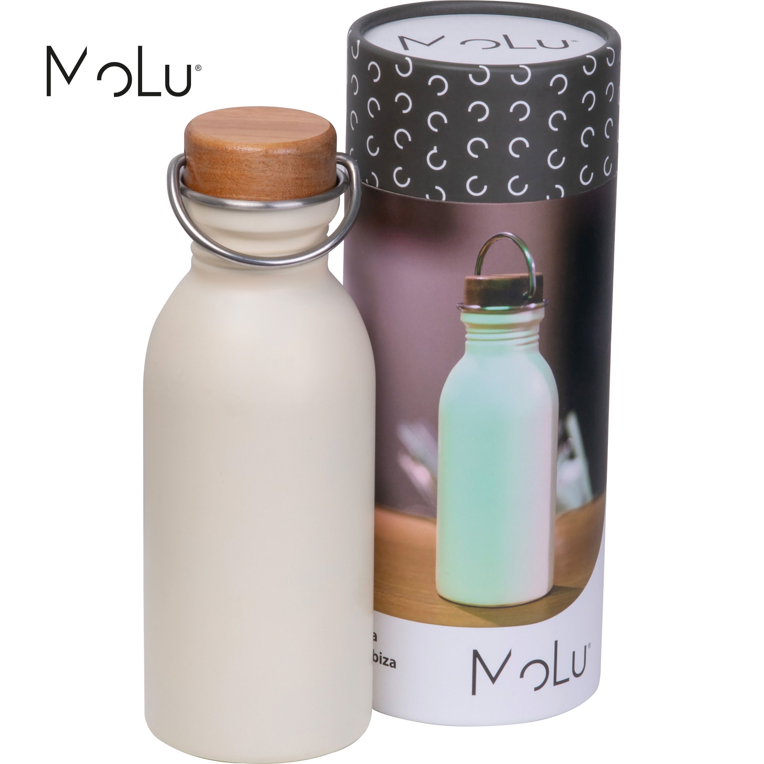 MoLu Trinkflasche Ibiza - weiß-882