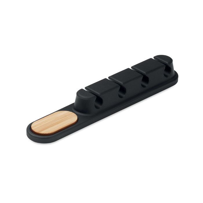 Kabel-Halter Silikon ORDER - schwarz-660