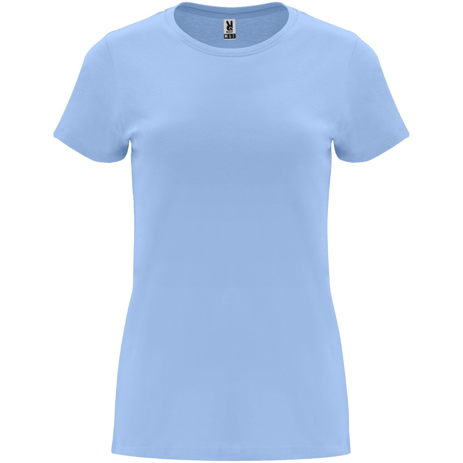 Capri T-Shirt für Damen - himmelblau - 3XL-321