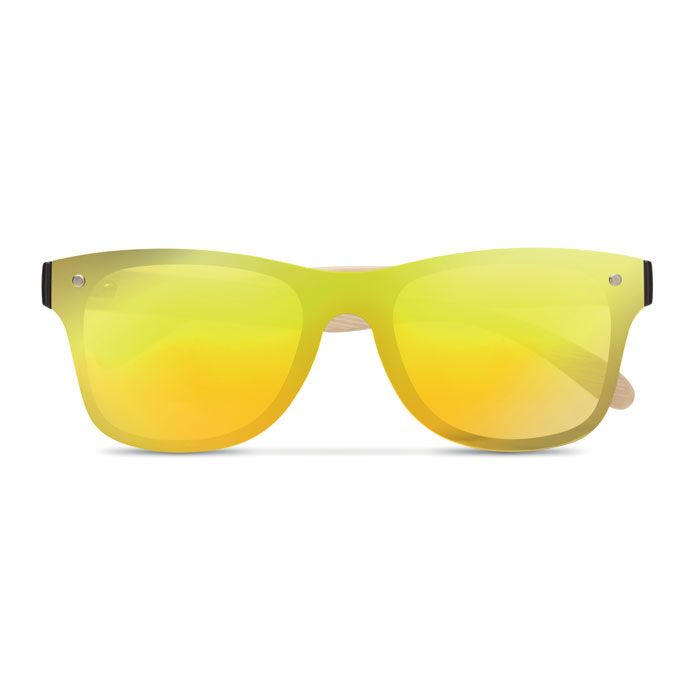 Sonnenbrille mit Bambus ALOHA - gelb-739