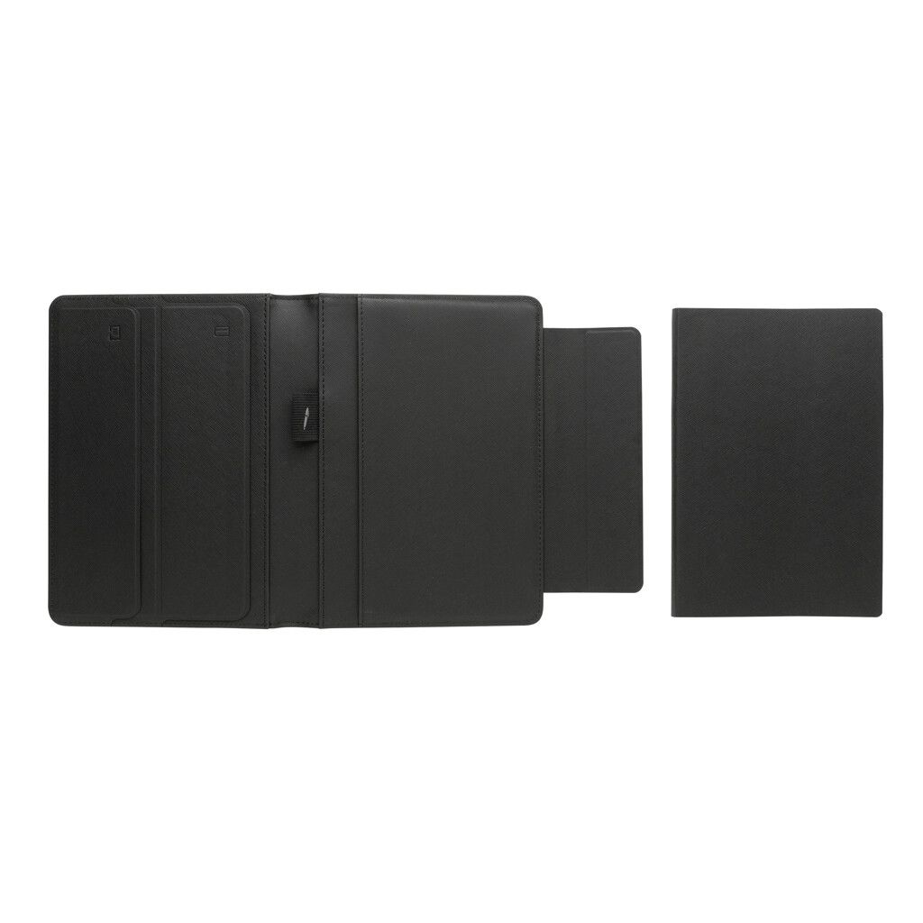 Swiss Peak Heritage RCS rPU A5 Steinpapier Portfolio - schwarz-551