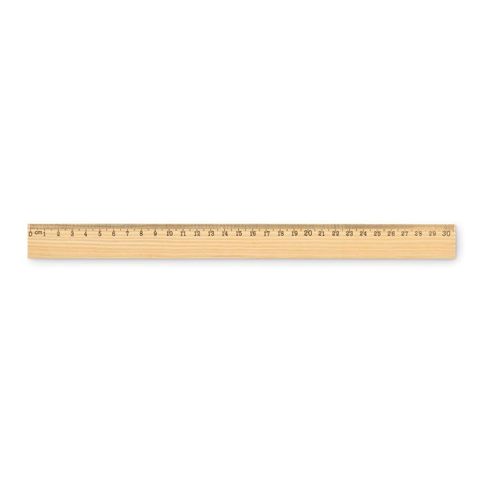 Holzlineal 30cm RULER30 - holz-482