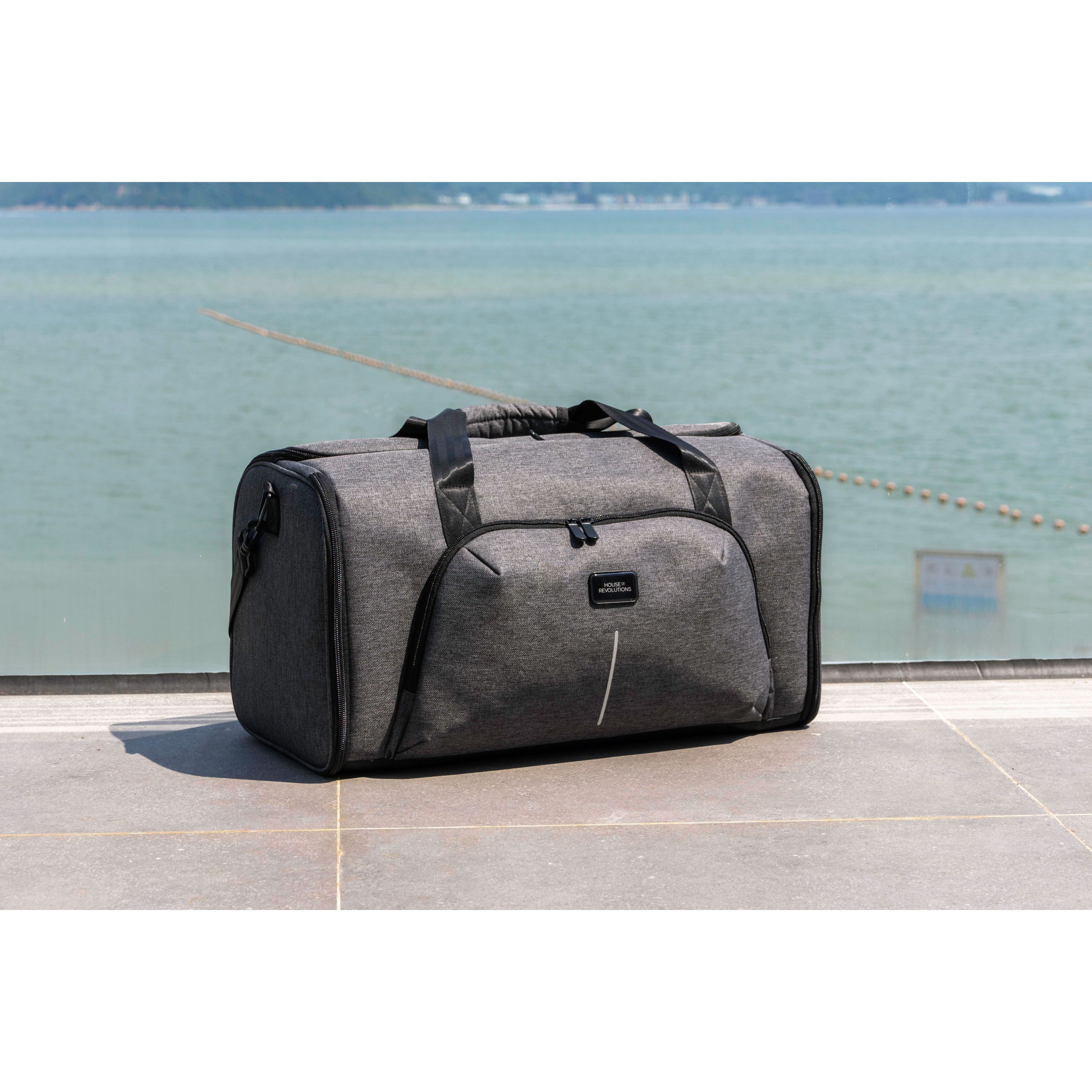 Brandcharger Voyager faltbare Reisetasche - grau-28