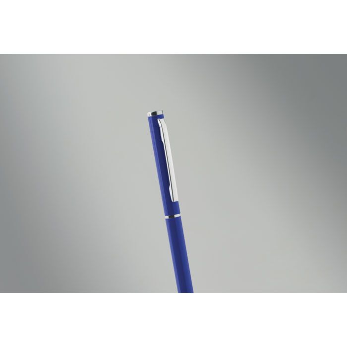 Drehkugelschreiber recy. Alu NIMES - blau-565