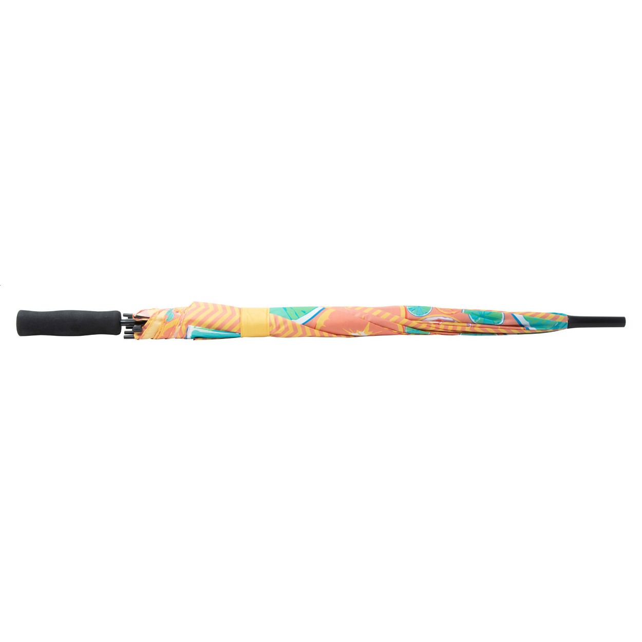 individueller Regenschirm CreaRain Eight - weiß-91