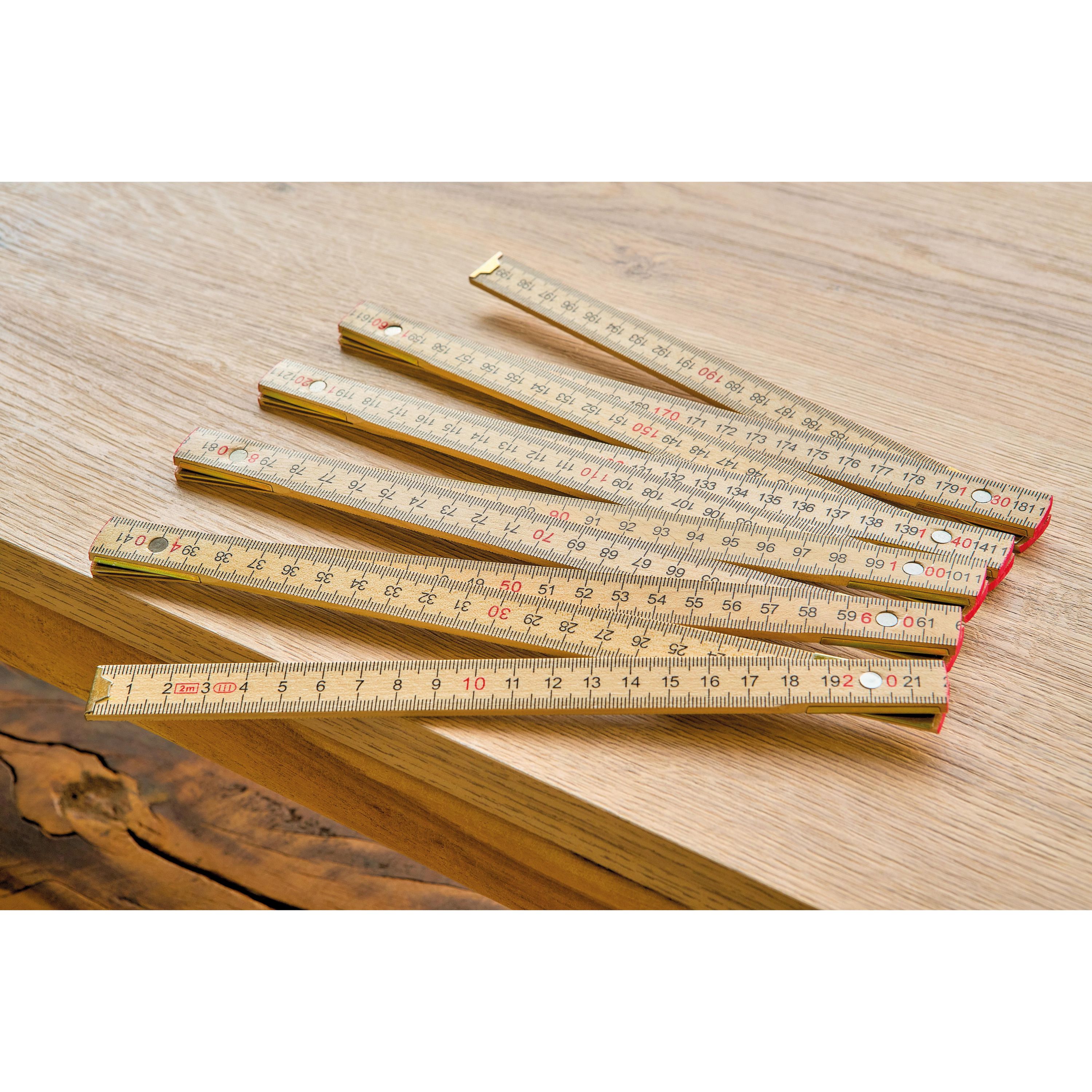 Klappbares Lineal aus Ezio - braun-459