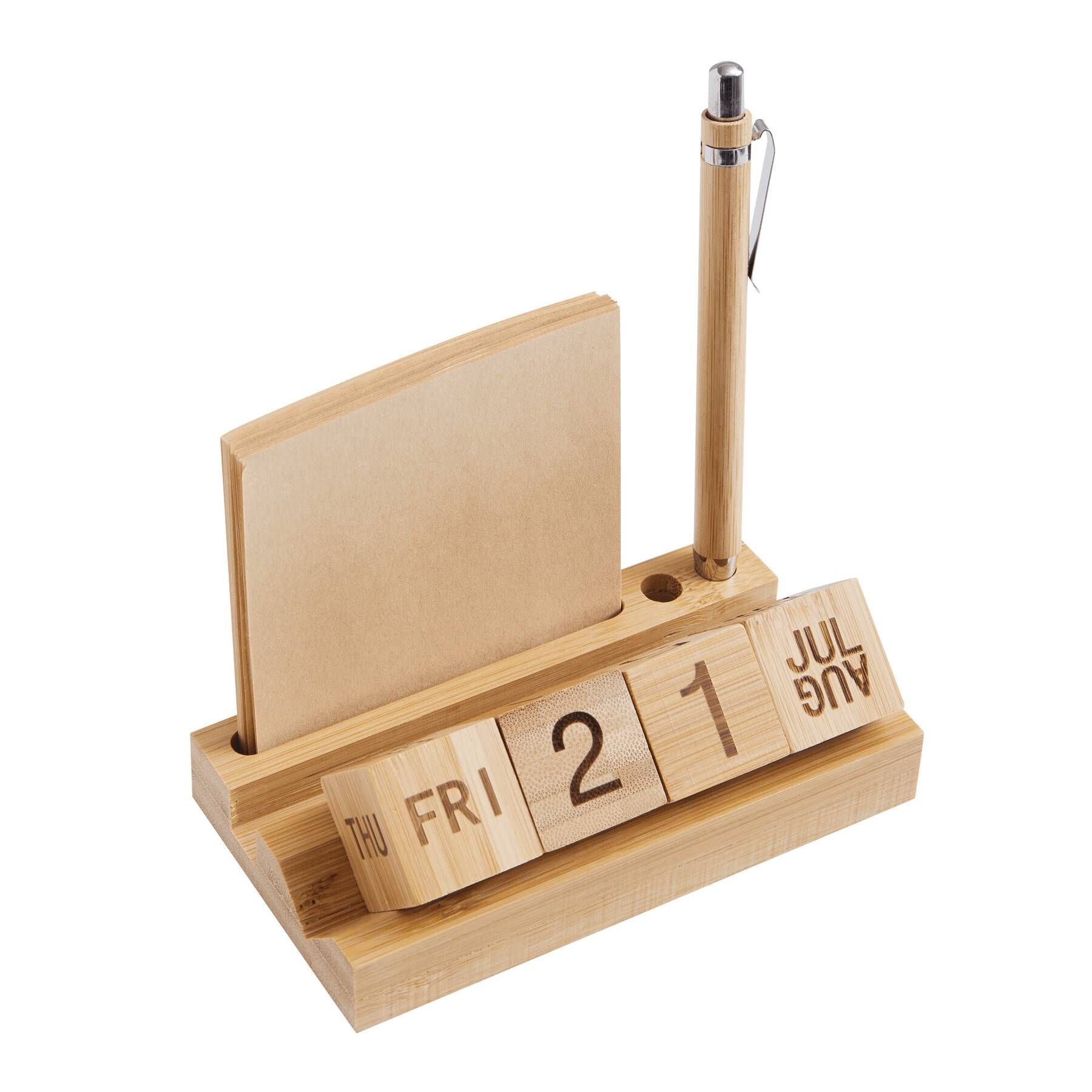 Tischkalender PERPETUAL - holzfarben-382