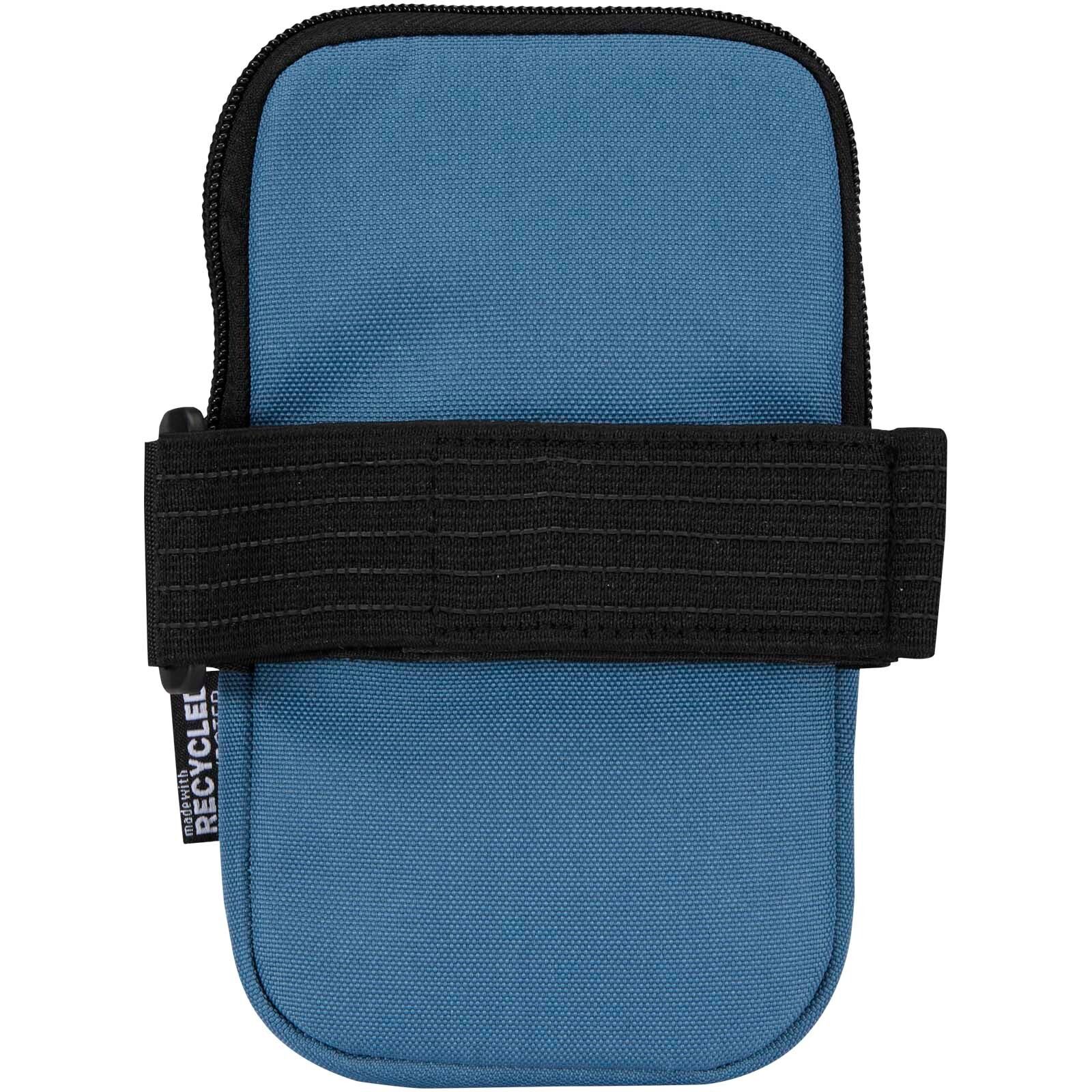 Byron Flaschentasche aus GRS Recyclingmaterial  - hale blau-714