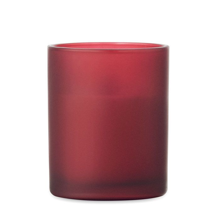 Kerze aus Pflanzenwachs 80 g KIVAS WOOD - bordeaux-478