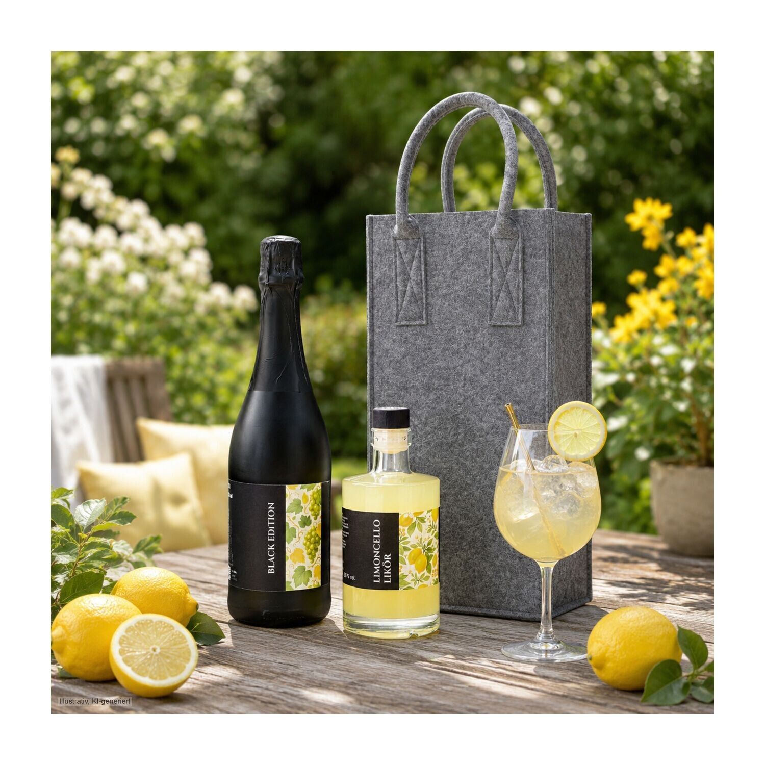 ROMINOX® Vegane Filztasche Dupla-785