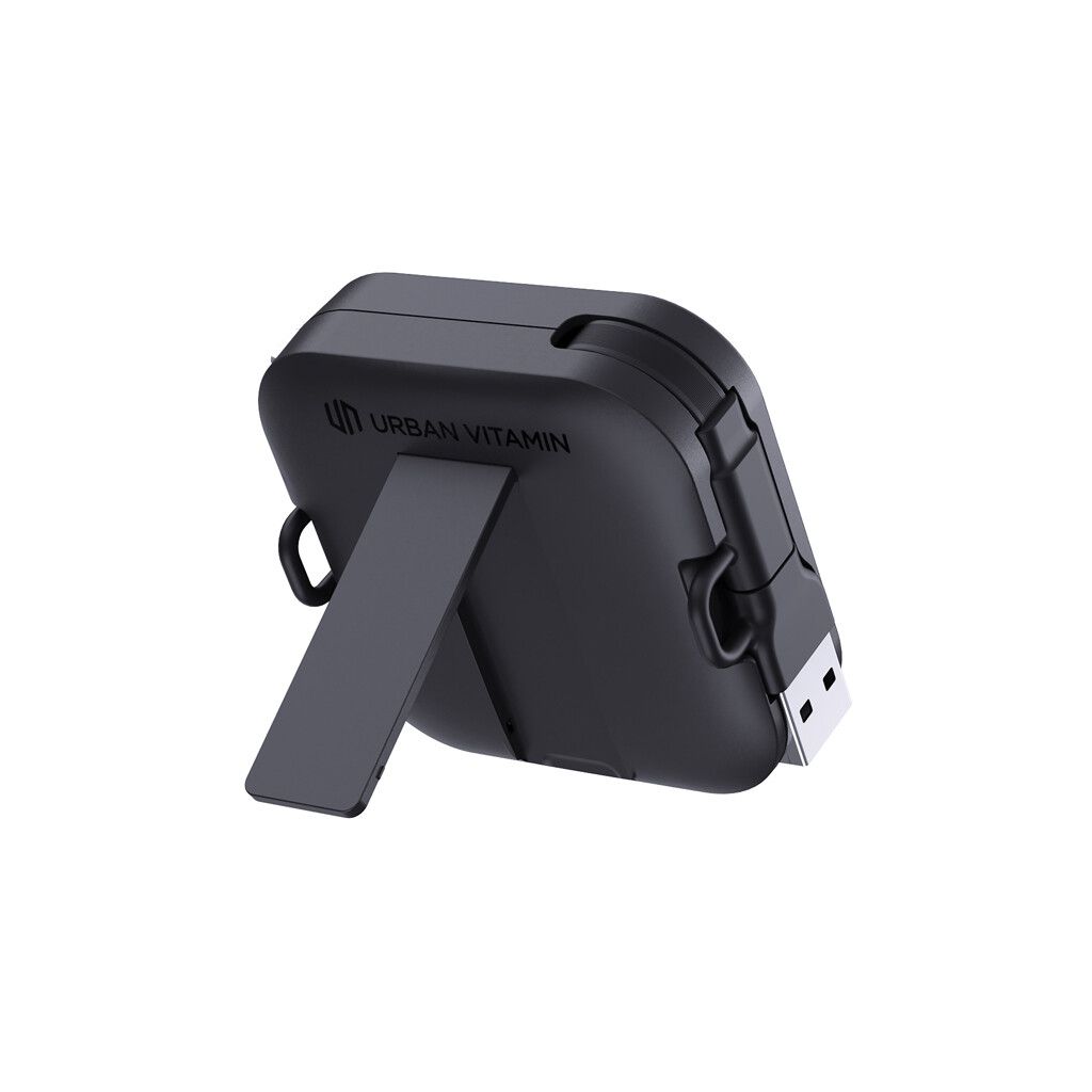 Urban Vitamin San Jose 100W-Halter mit einziehbarem Kabel - schwarz-435