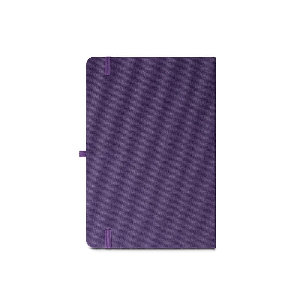 ANNE A5 Notizbuch aus recyceltem Polyester (100% rPET) mit linierten Seiten - violett-708