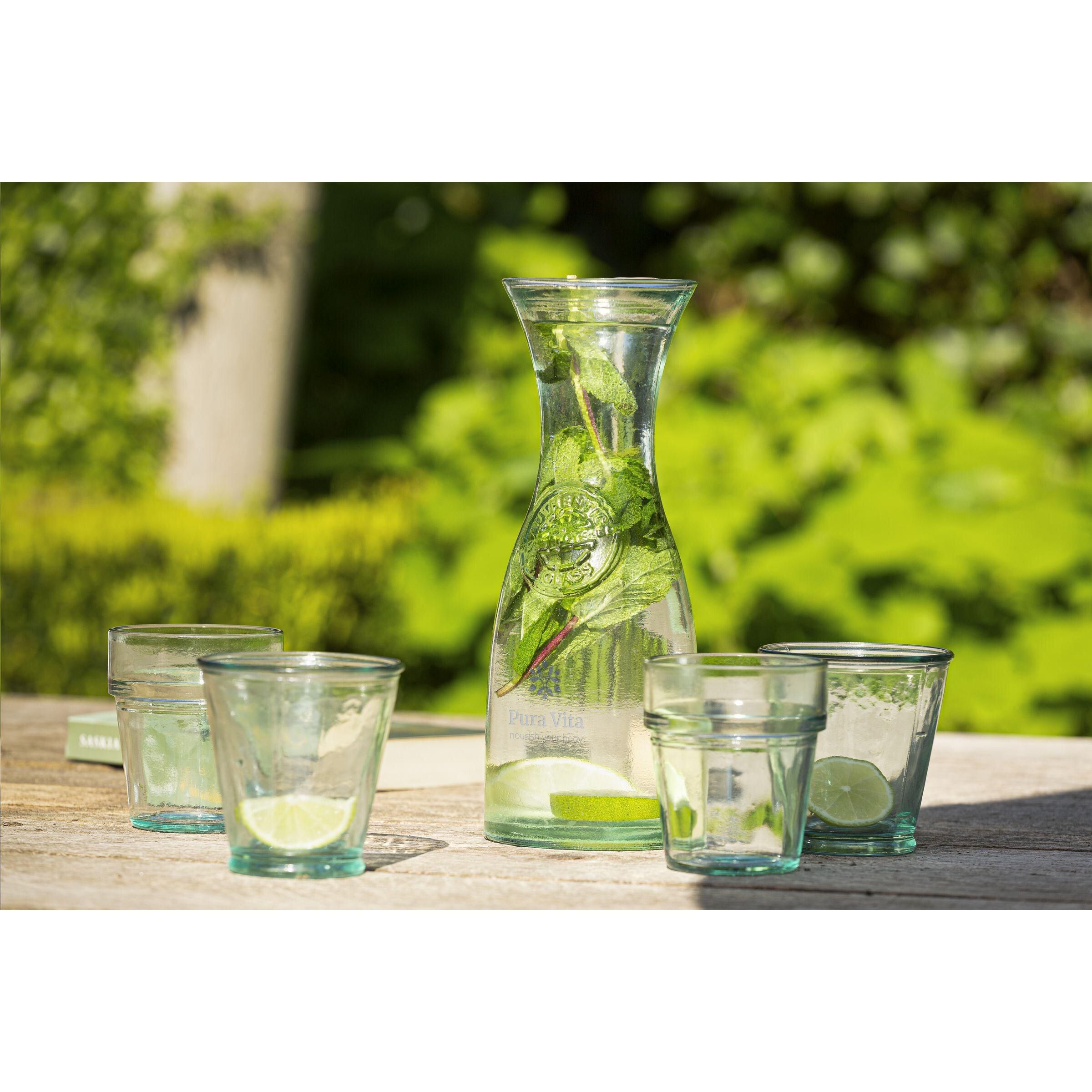 Sevilla Stapelbares Recyceltes Wasserglas 270 ml - transparent-895