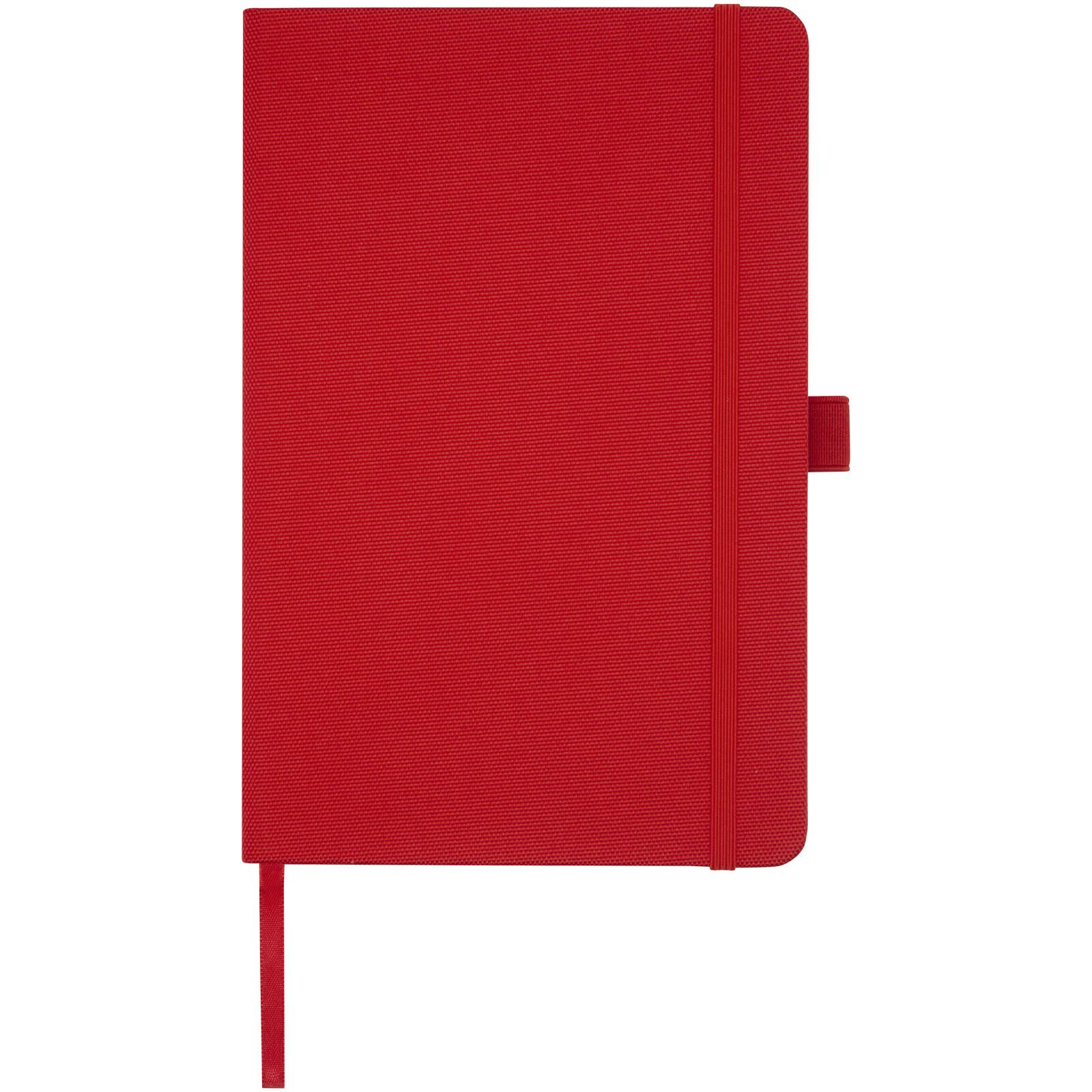 Honua A5 Notizbuch aus recyceltem Papier mit Cover aus recyceltem PET - rot-811