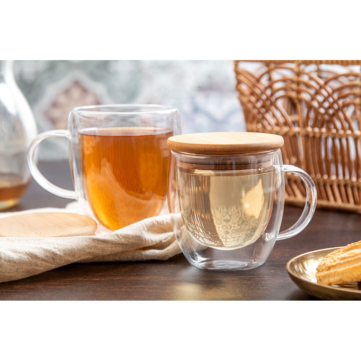 Grobina Mini Thermotasse aus Glas - transparent - natur-935