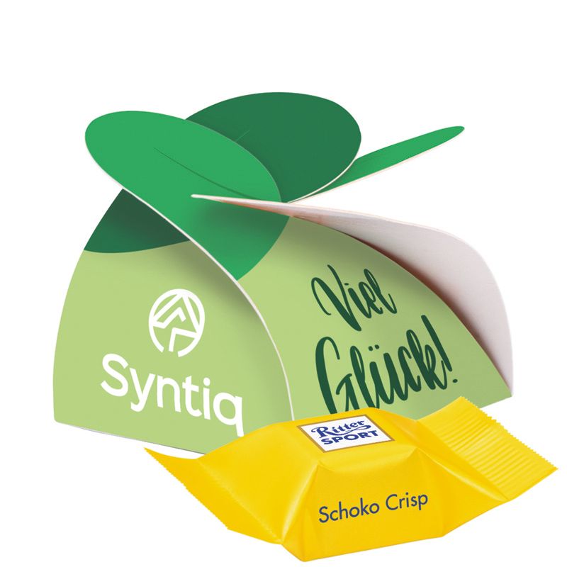 Kleines Präsent, Ritter SPORT Schokowürfel Schoko Crisp-564
