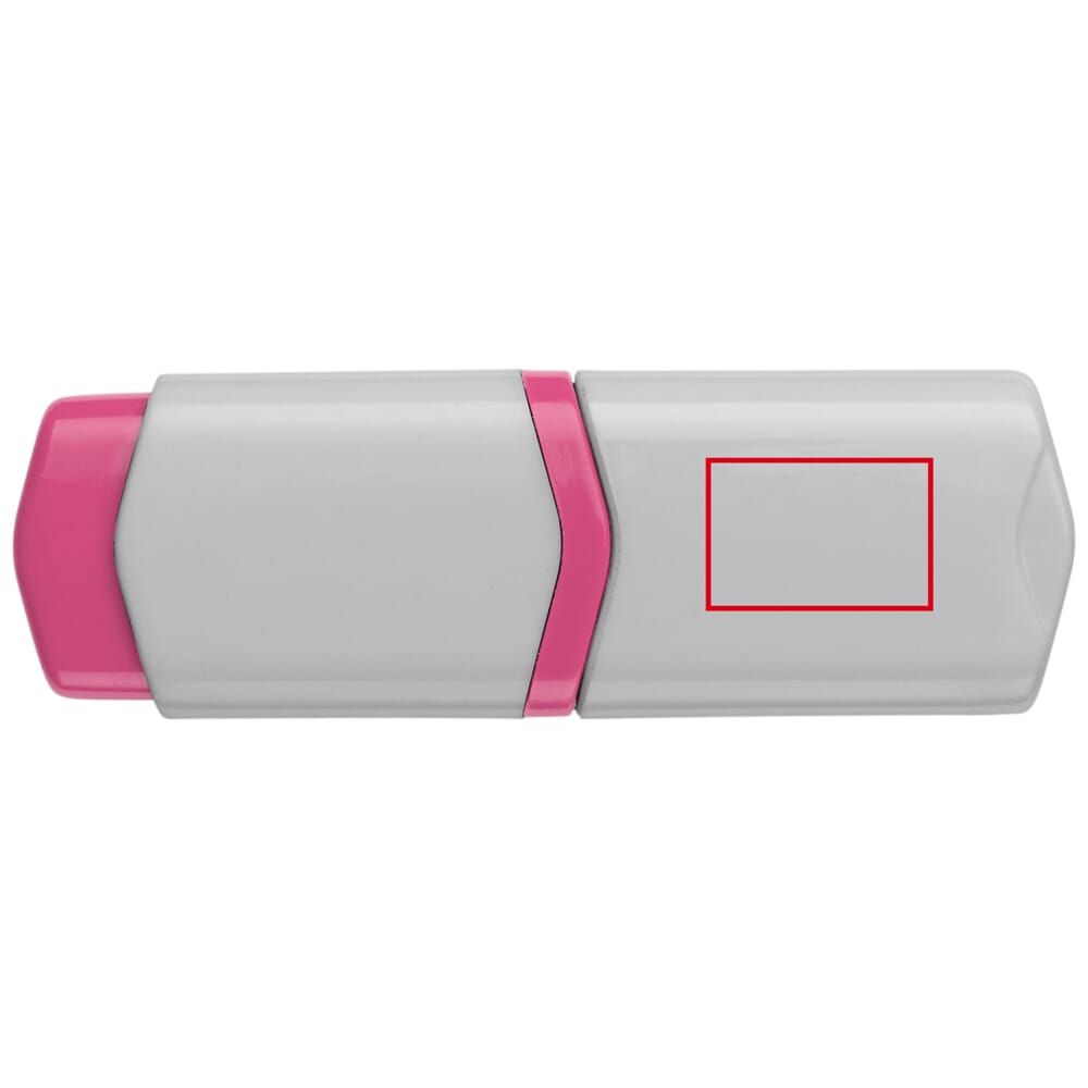 Veredelungsposition Textmarker rosa auf der Kappe