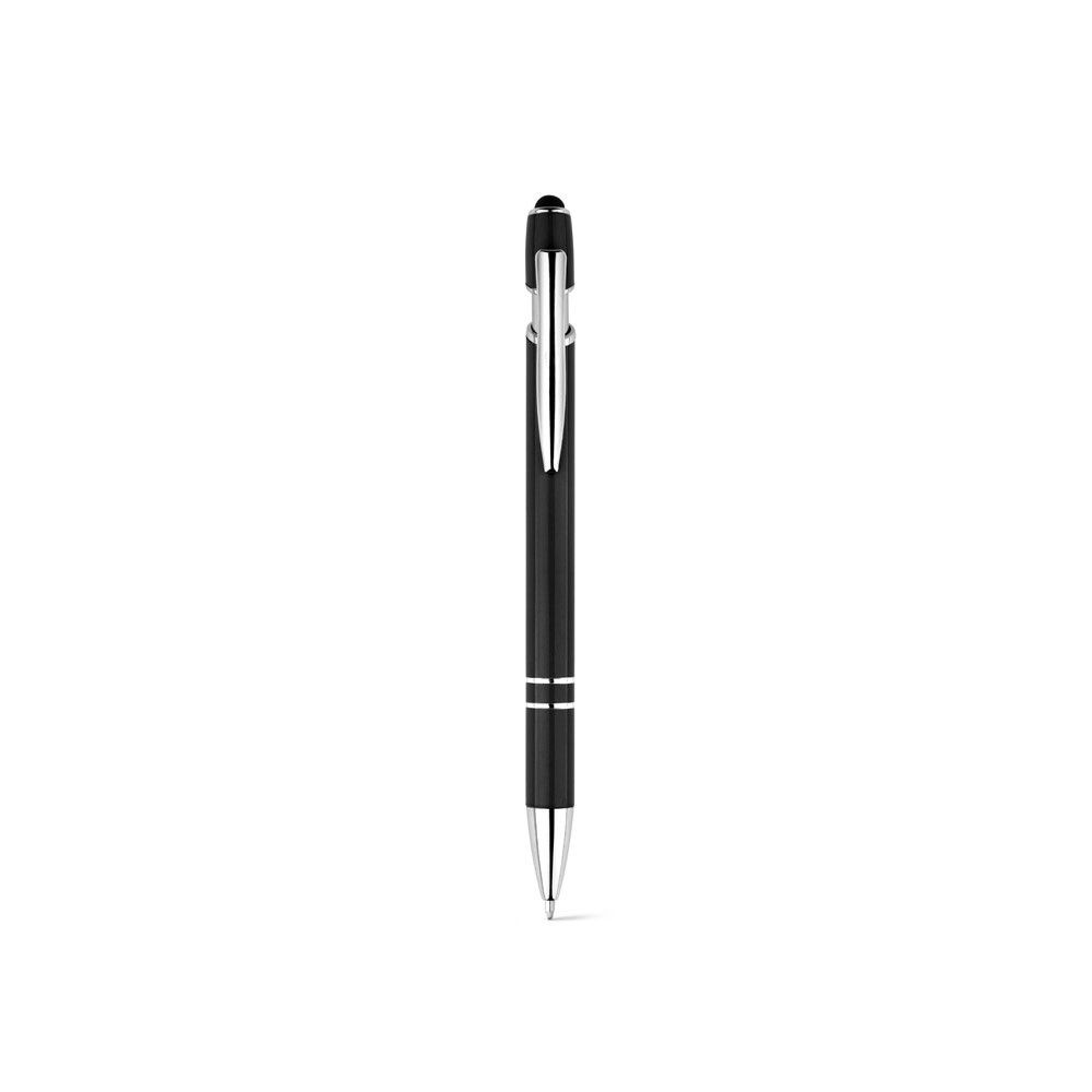 NEIL Kugelschreiber aus recyceltem Aluminium, Touch-Pen Druckknopf - schwarz-752