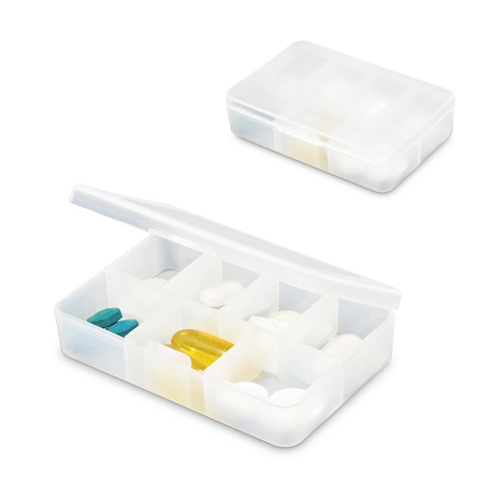JIMMY Tablettenbox mit 7 Fächern - weiß-245