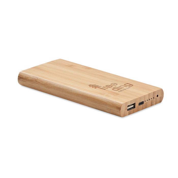 Powerbank mit Ladestation ARENA C - holz-212