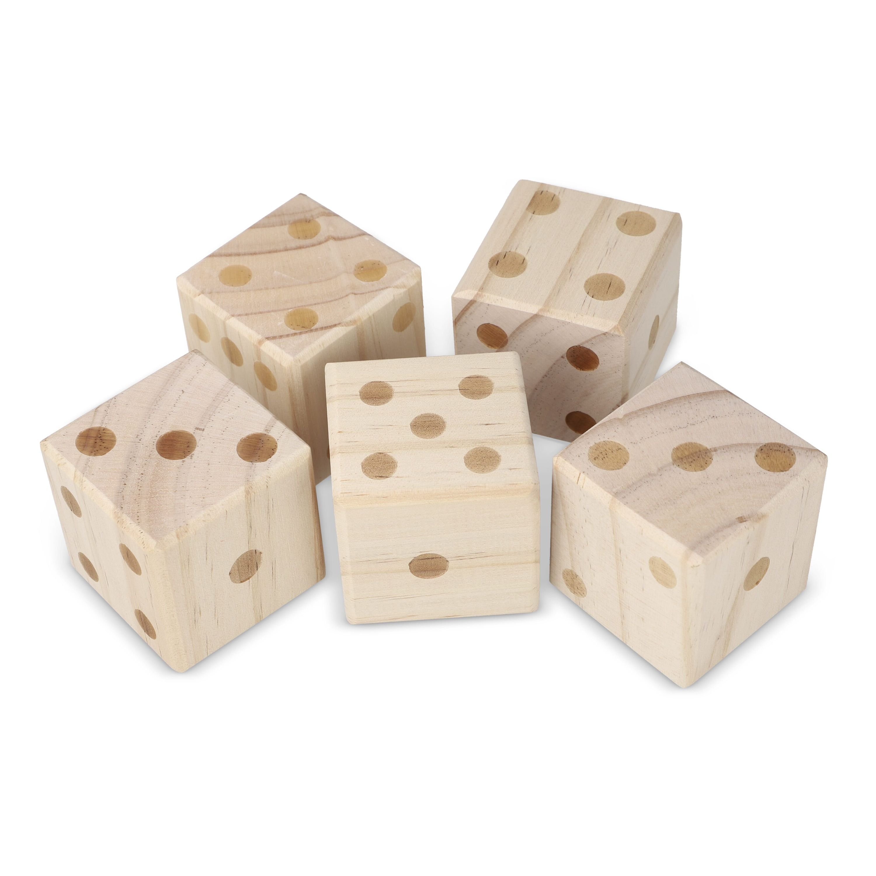 InSide Out Riesen-Würfelspiel aus Holz - holz  -  holz-42