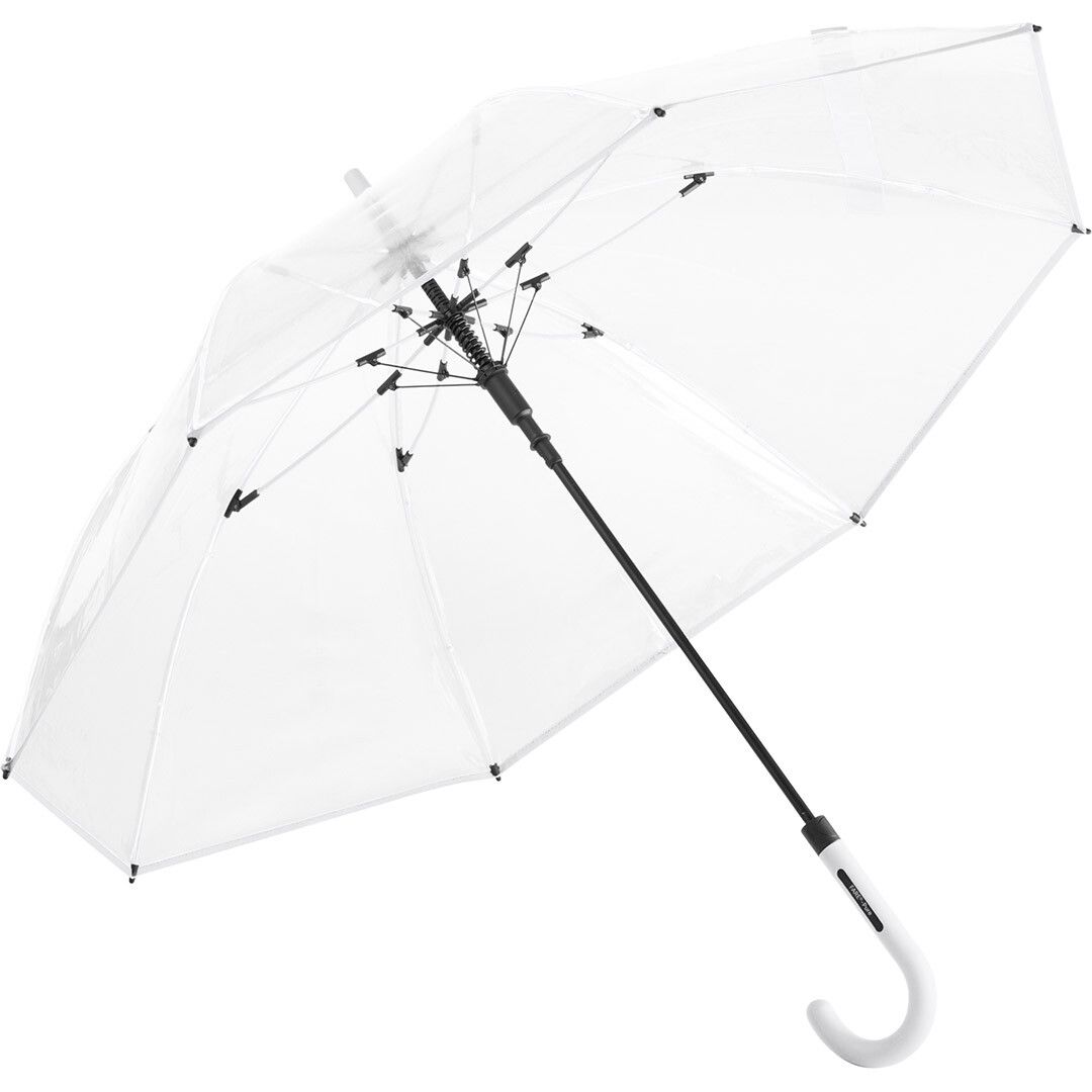 AC-Stockschirm FARE® Pure Ø105 cm - transparent - weiß-452