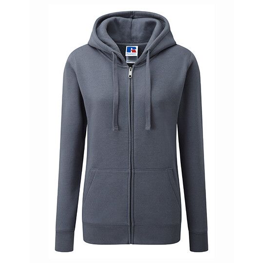 Ladies´ Authentic Zipped Hood Jacket - convoy grey solid - XL-88
