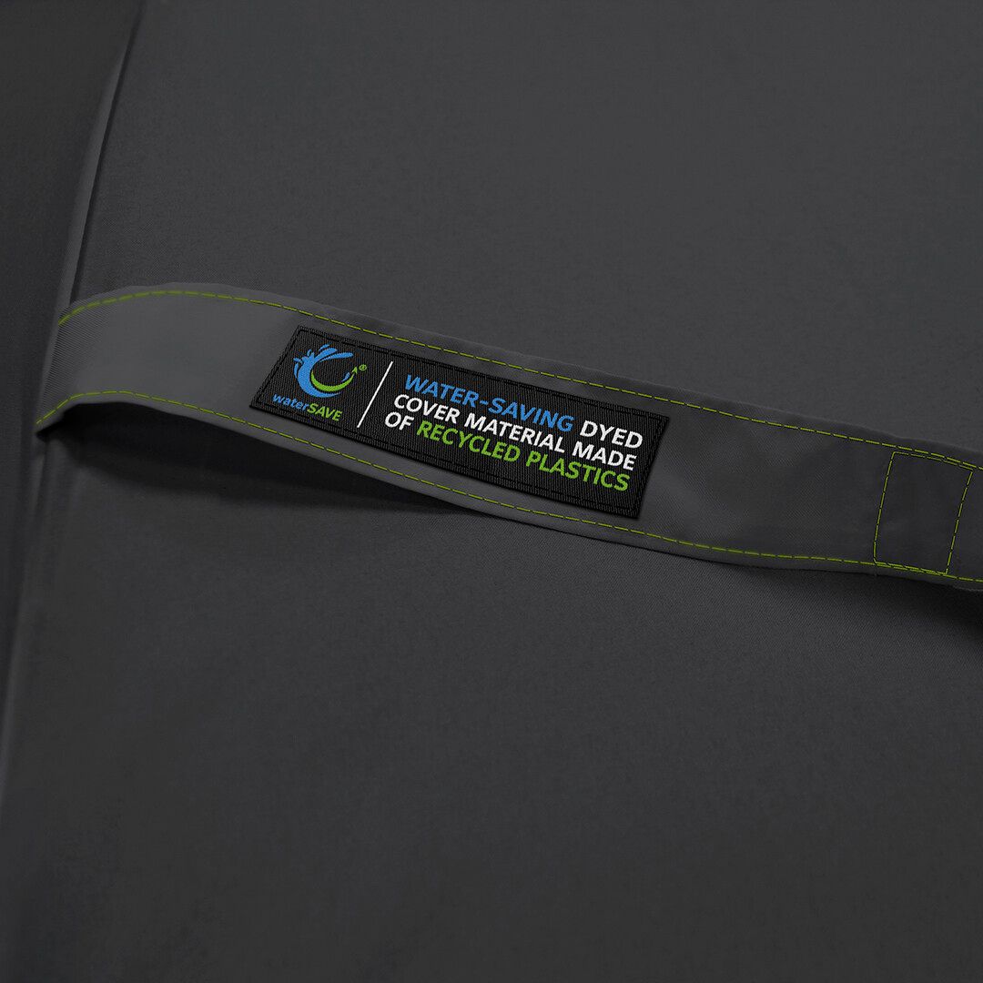 AC-Stockschirm Colorline Ø105 cm - schwarz - limette-966