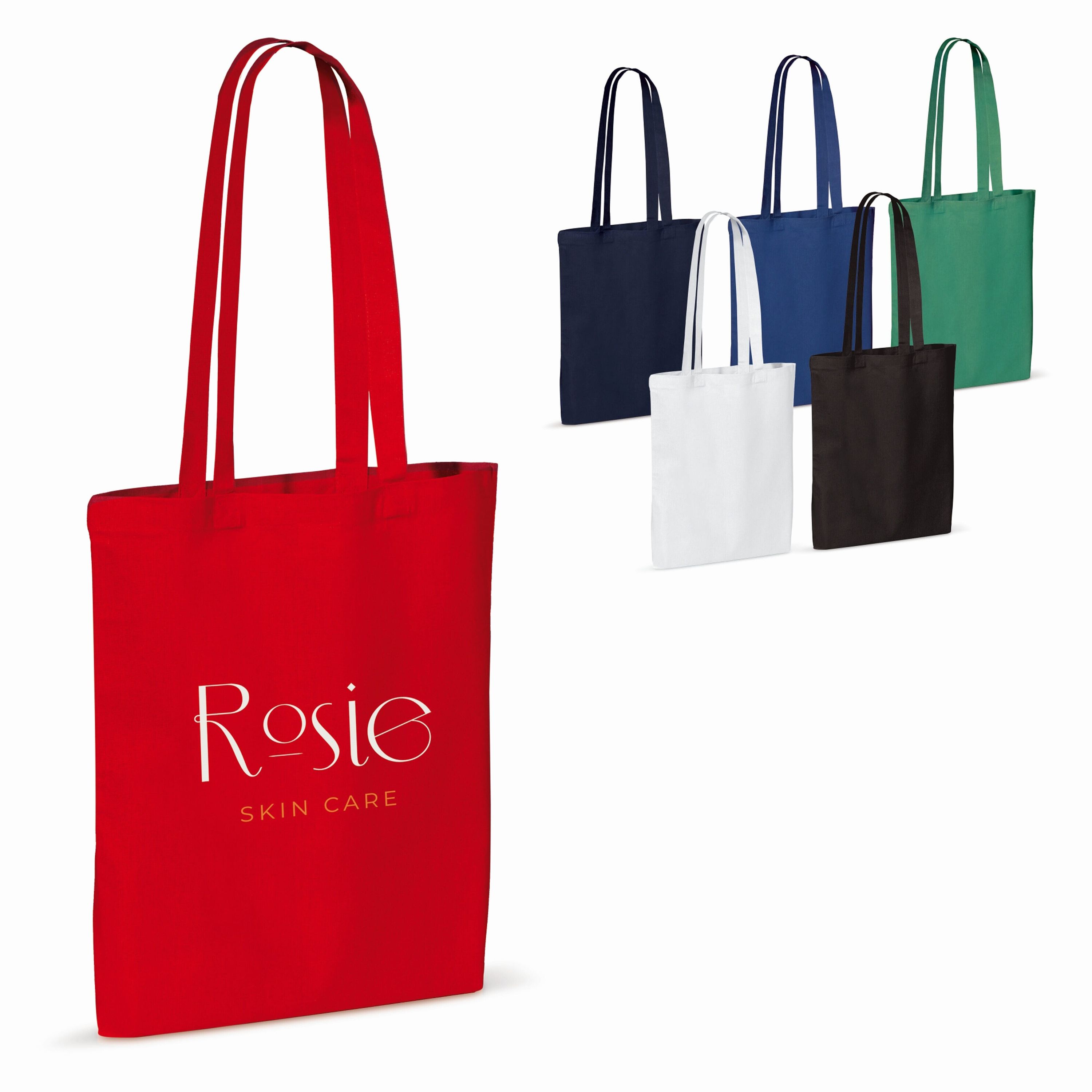 Tasche aus recycelter Baumwolle 140g/m² 38x42cm - weiss-391