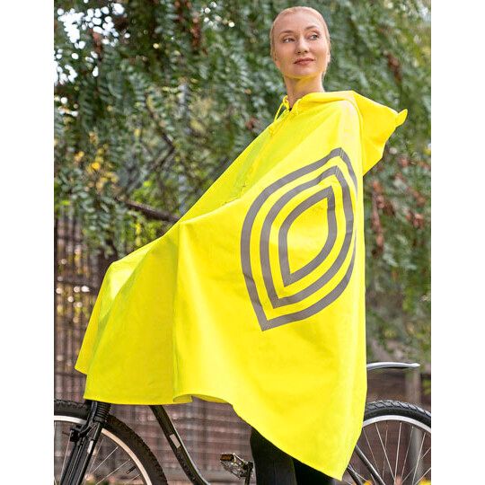 Super Premium Rain Poncho Rotterdam - yellow-505
