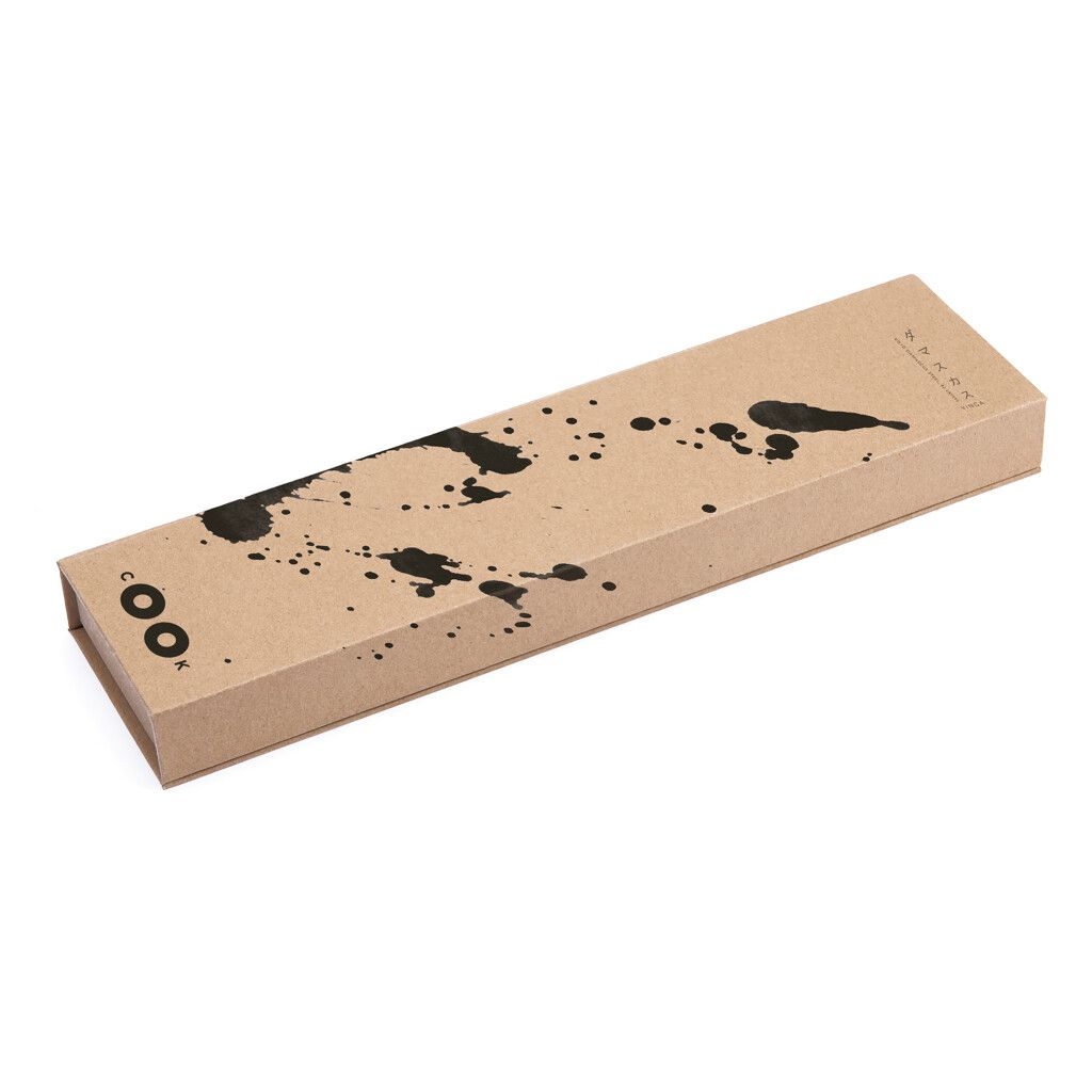 VINGA Hattasan Damascus Santoku Messer - stahl-117