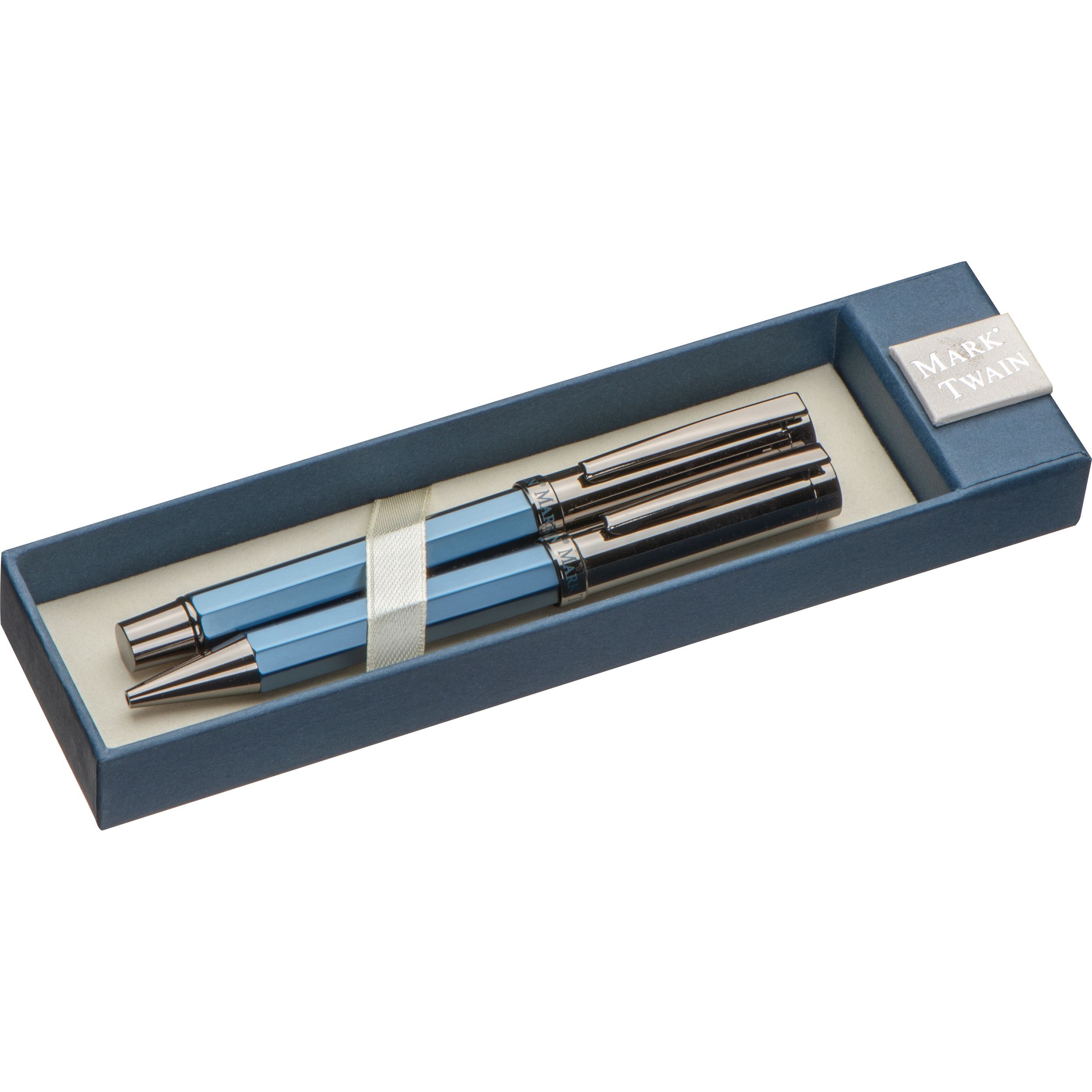 Mark Twain Schreibset - dunkelblau-728