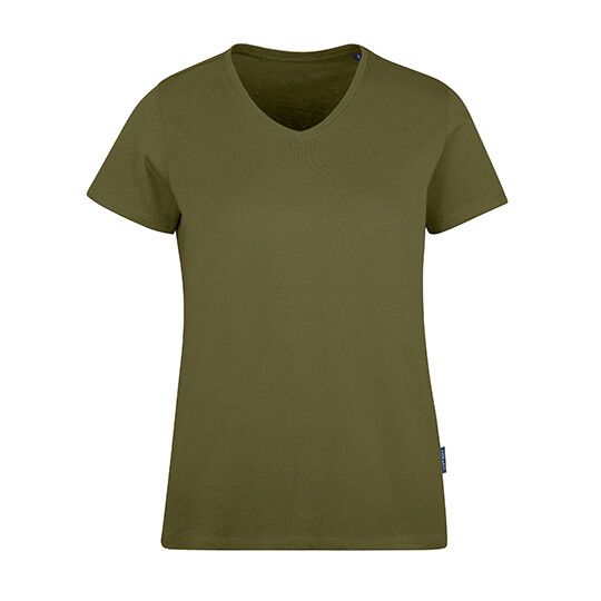 Women´s Luxury V-Neck Tees - olive-615