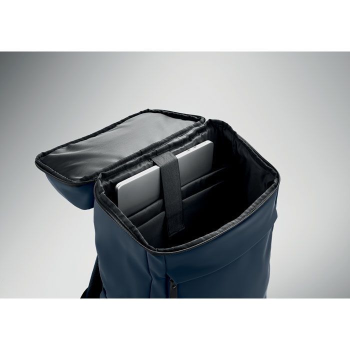15" PU Laptop-Rucksack BOULDER - marineblau-420