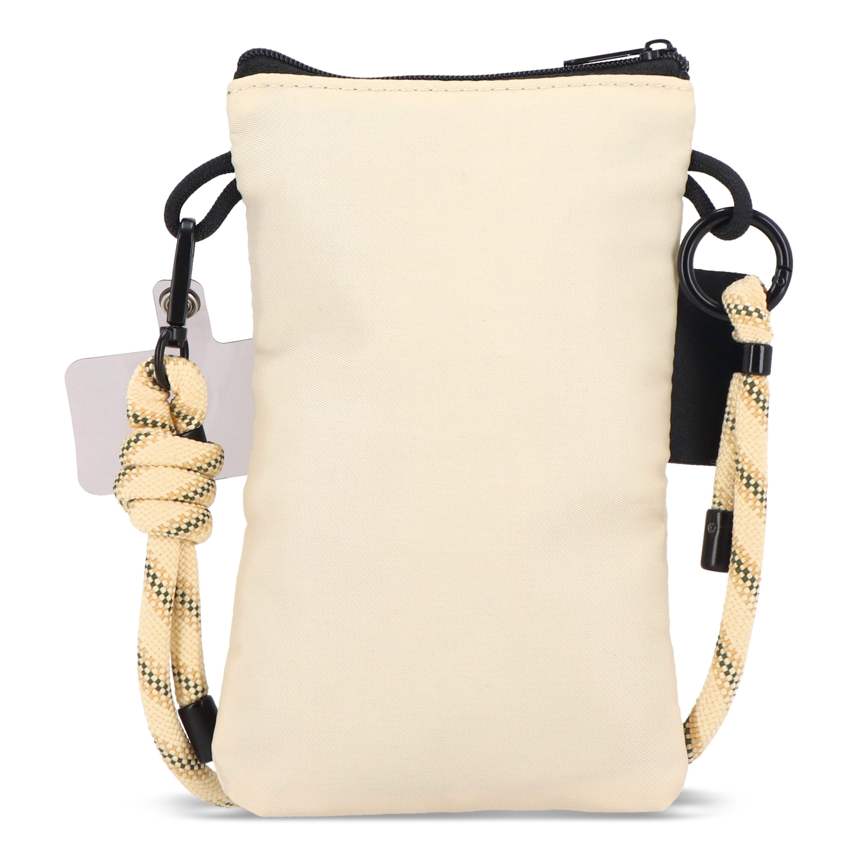 Crossbody Beutel mit Paracord Gurt - beige-340