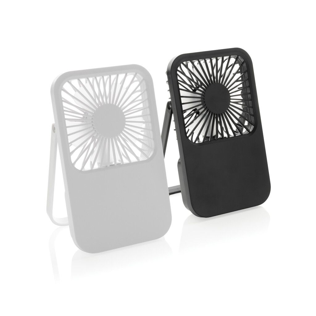 Aervina wiederaufladbarer Tischventilator aus RCS rec. ABS - schwarz-899