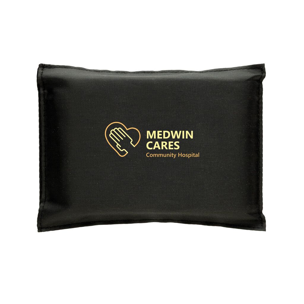 Solra-Rettungsdecke in RCS-Tasche aus recyceltem RPET - schwarz-138