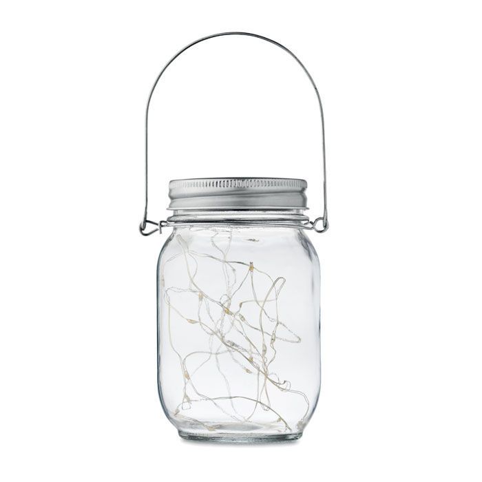Solar-Licht im Glas POT LAMP - transparent-737